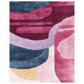 Modern Fluid Form Hand Tufted Rug