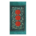 Modern Oriental Maze Bath Towel