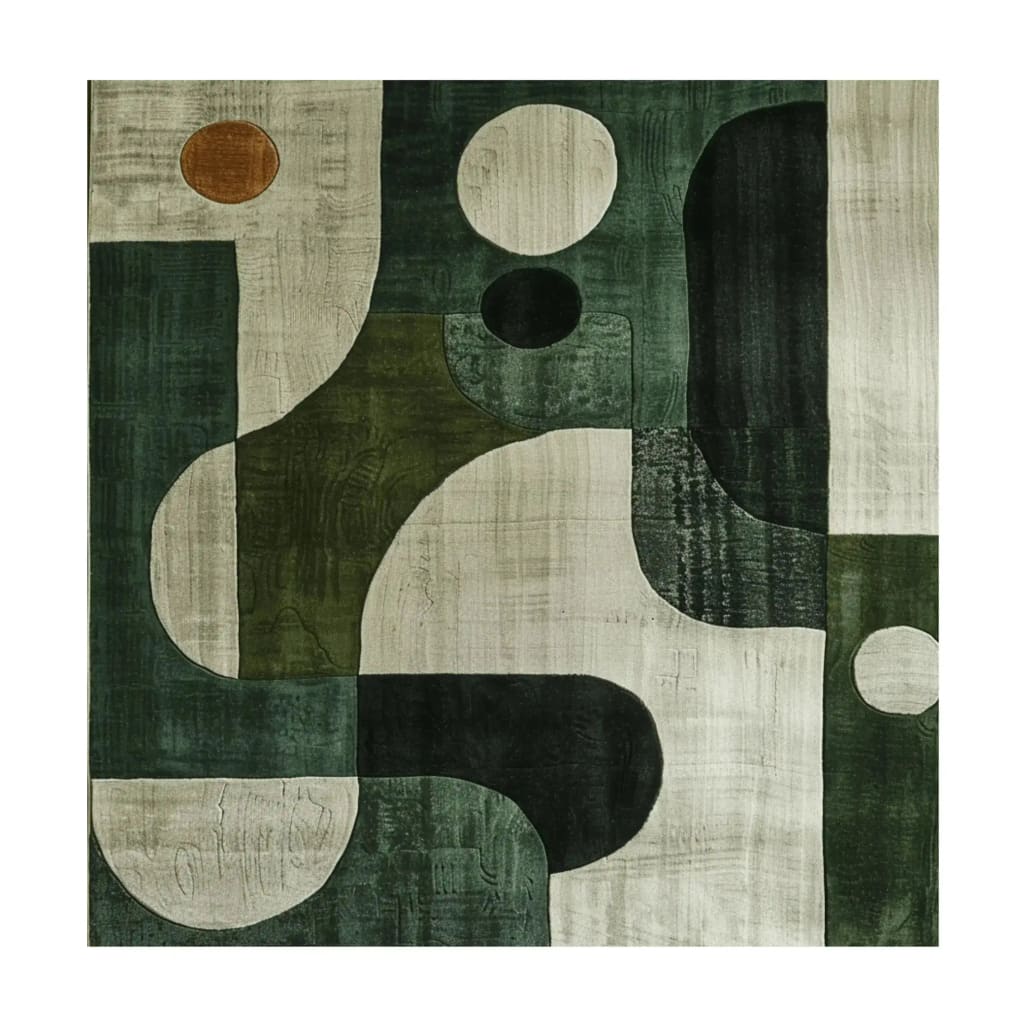 Monochrome Chic Hand Tufted Rug 3 x 3 ft