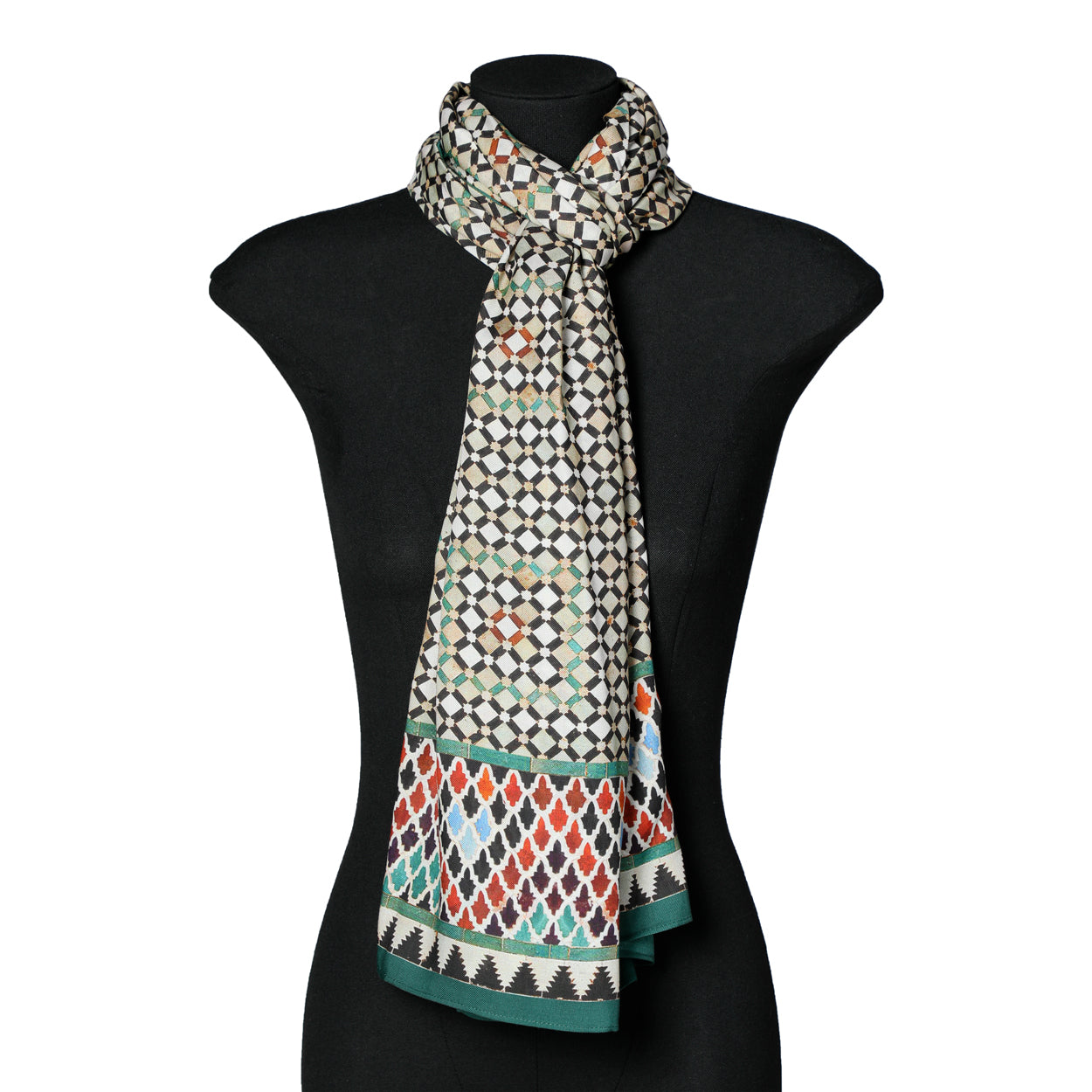 Modal Scarf Inspired by Moorish Mosaic Tiles Hub