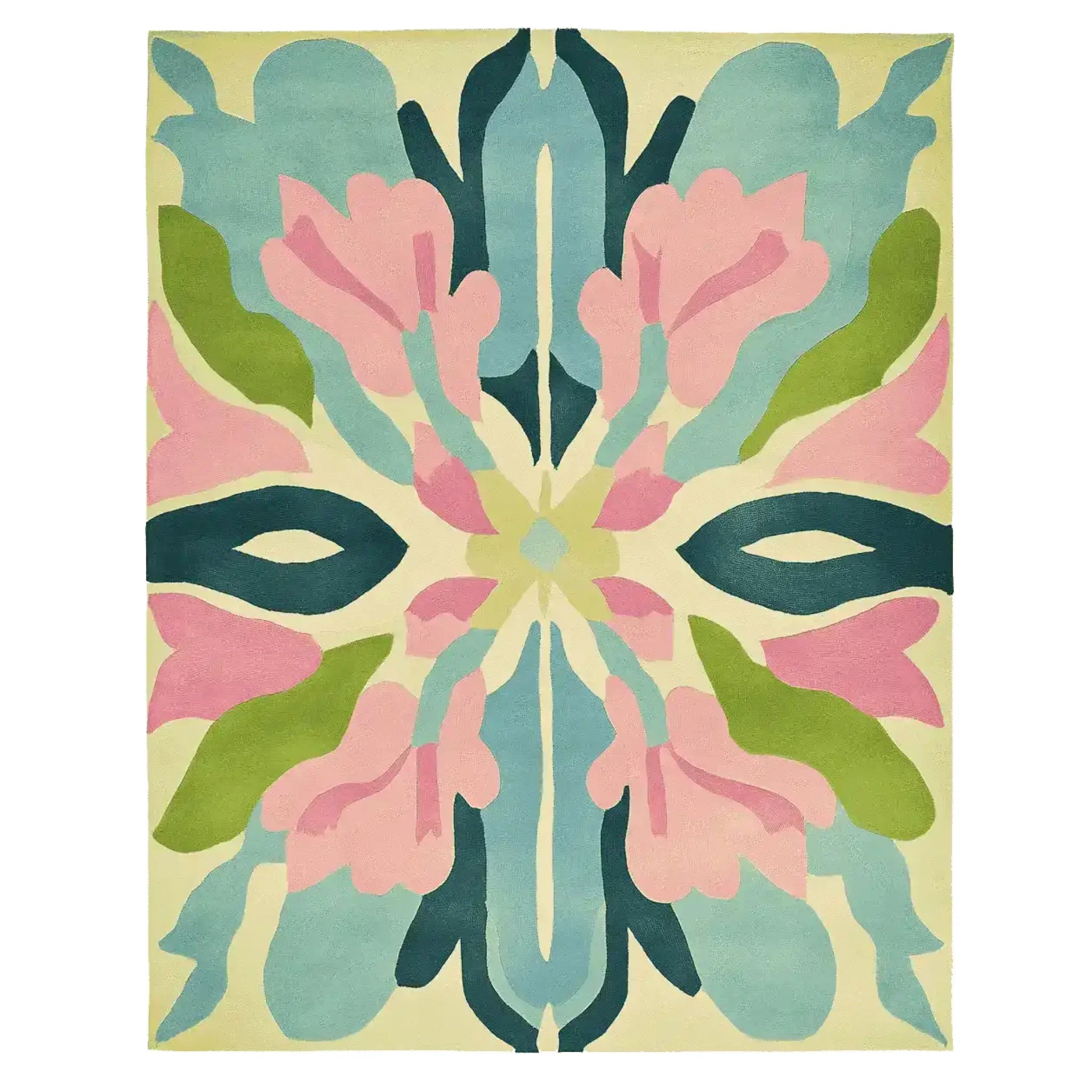 Mosiac Garden Whisper Hand Tufted Rug