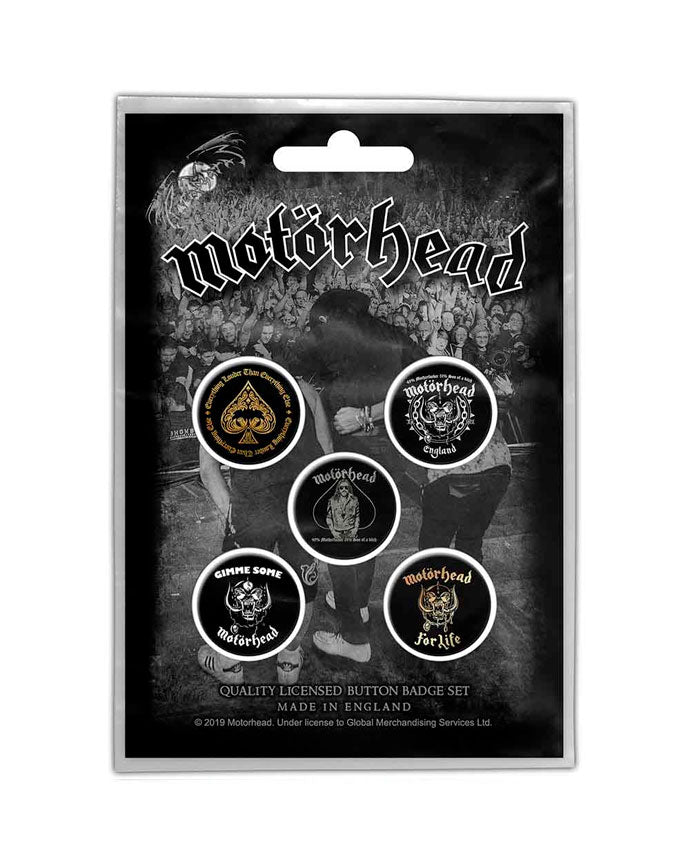 Motörhead - Pack de chapas "Clean Your Clock"