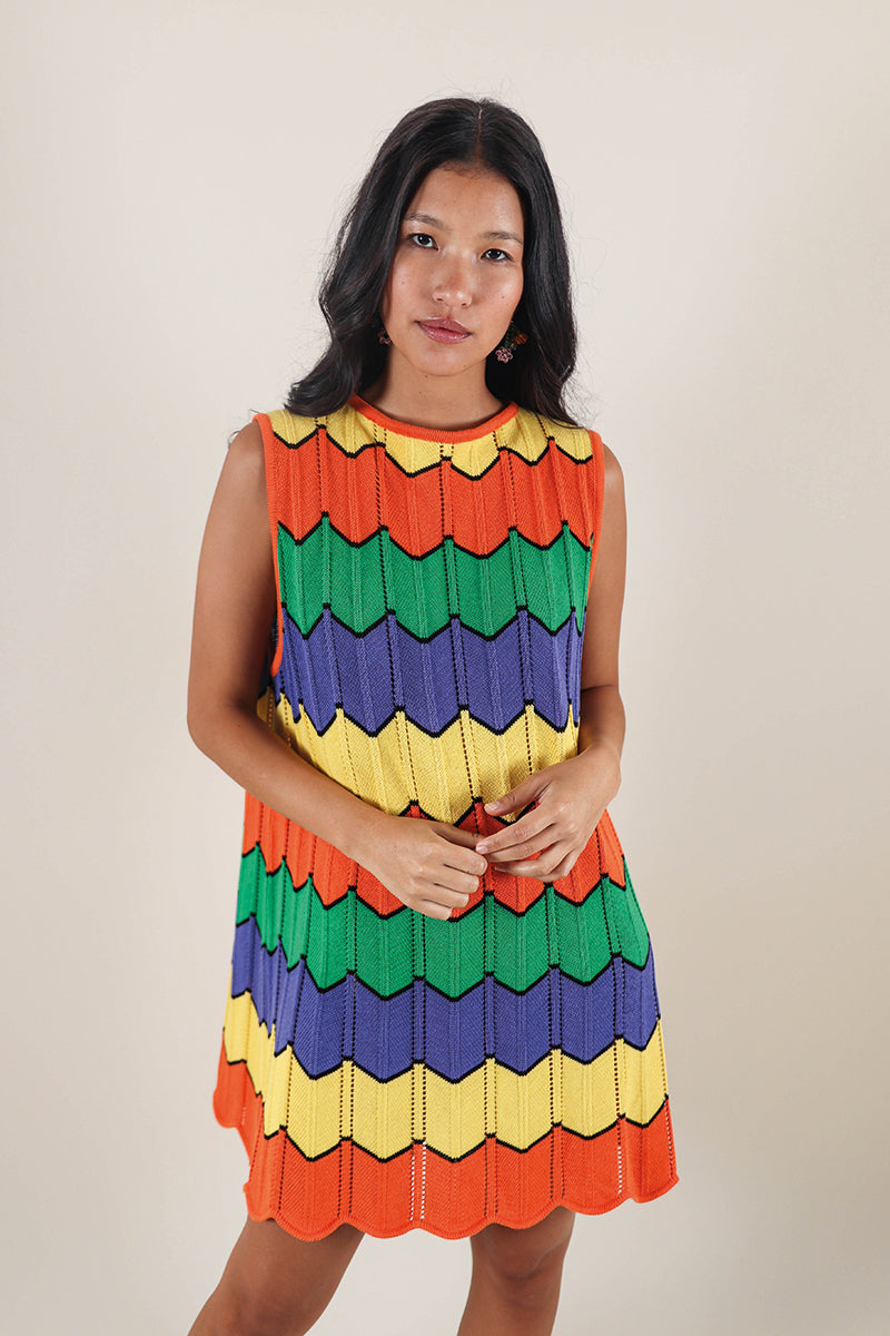 VESTIDO VICIO | MULTICOLOR