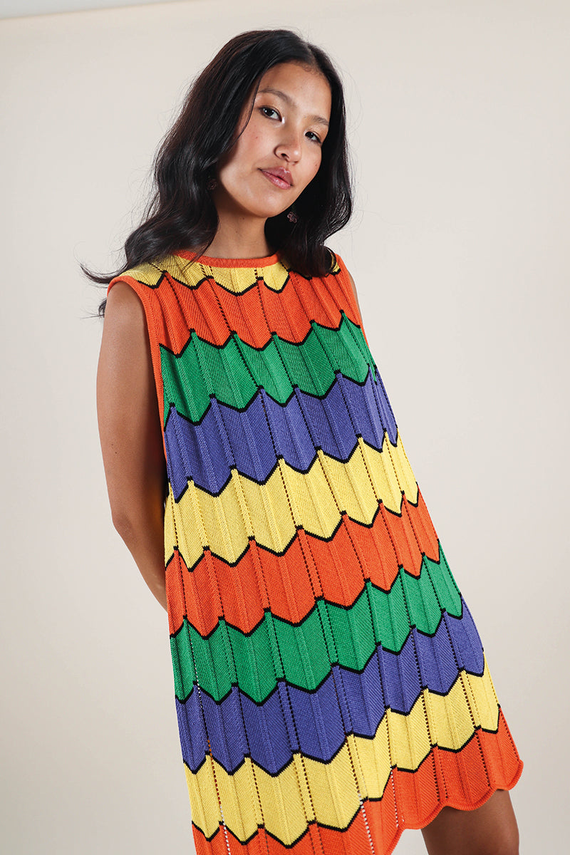 VESTIDO VICIO | MULTICOLOR