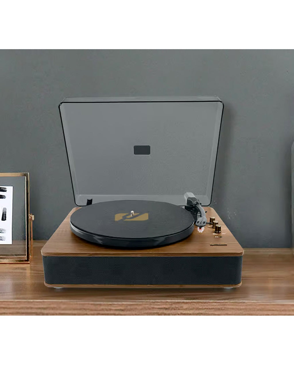 Muse - Tocadiscos Bluetooth Estéreo MT-106 Madera