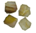 Mustard Agate Aventurine Coaster Set of 4