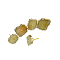 Mustard Agate Cabinet Door Pull Handle - Set of 6