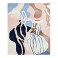 Muted Memory Vase Hand Tufted Rug