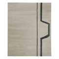 Muted Modern Line Hand Tufted Rug