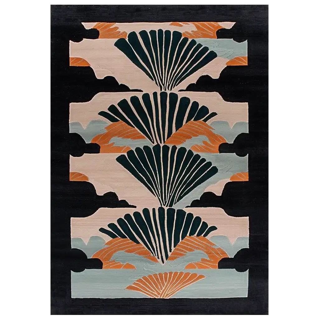 Mystic Dragon Pavilion Hand Tufted Wool Rug