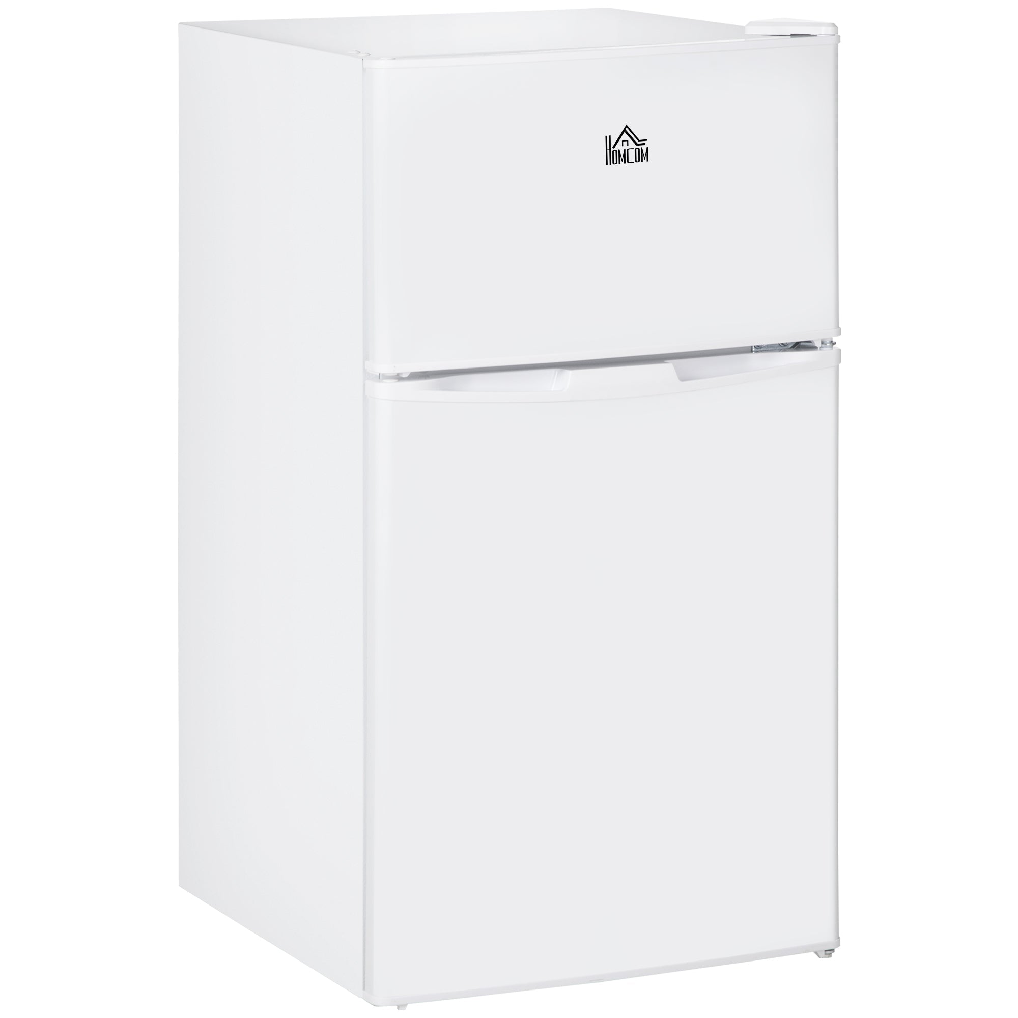 3.2 Cu. Ft. Compact Refrigerator w/ Adjustable Shelves & Reversible Double Doors, White