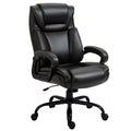 Executive Office Chair, High Back Desk Chiar with Adjustable Height, 400LBS Capacity, Brown
