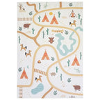 Children's Recycled Vinyl Rug SUPER WESTERN