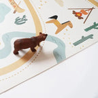 Children's Recycled Vinyl Rug SUPER WESTERN
