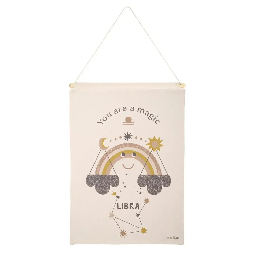 Mural habitación infantil zodíaco horóscopo LITTLE LIBRA