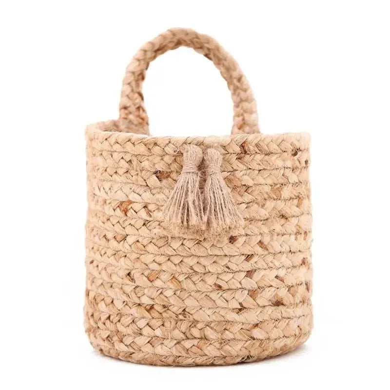 Cesta de almacenamiento de yute colgante OSLO