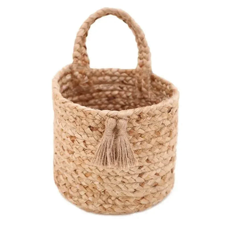 Cesta de almacenamiento de yute colgante OSLO