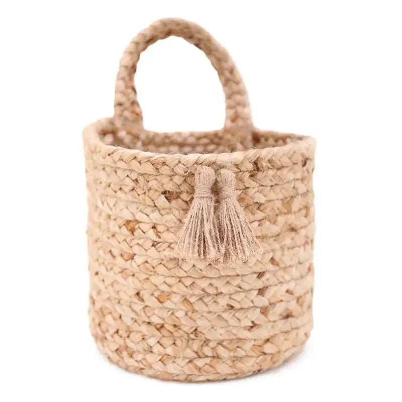 Hanging Jute Storage Basket OSLO