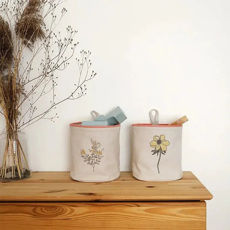Cestas de almacenamiento colgantes, juego de 2 cestas FLORA