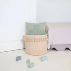 LOUNA Cotton Rope Storage Basket with "Petal" Finish