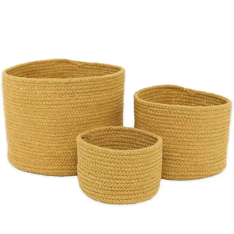 Cestas de almacenamiento de cuerda de algodón, juego de 3 cestas ILSE MIEL