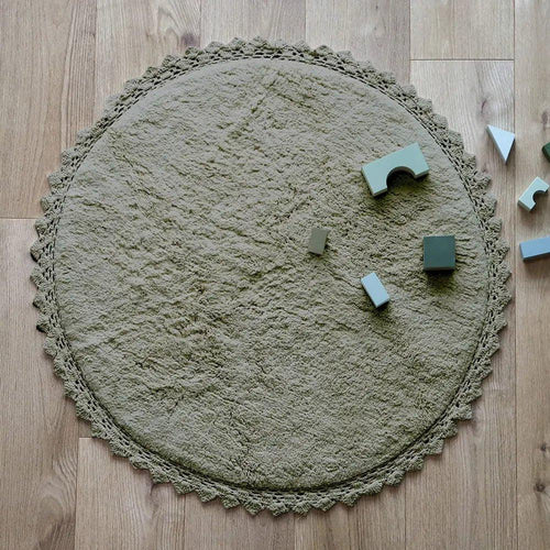 Alfombra Infantil 110 cm PERLA OLIVE