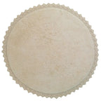 Alfombra Infantil 110 cm PERLA SABLE Algodón Lavable en lavadora