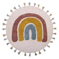Alfombra Infantil 110 cm RAINBOW Algodón Lavable en lavadora