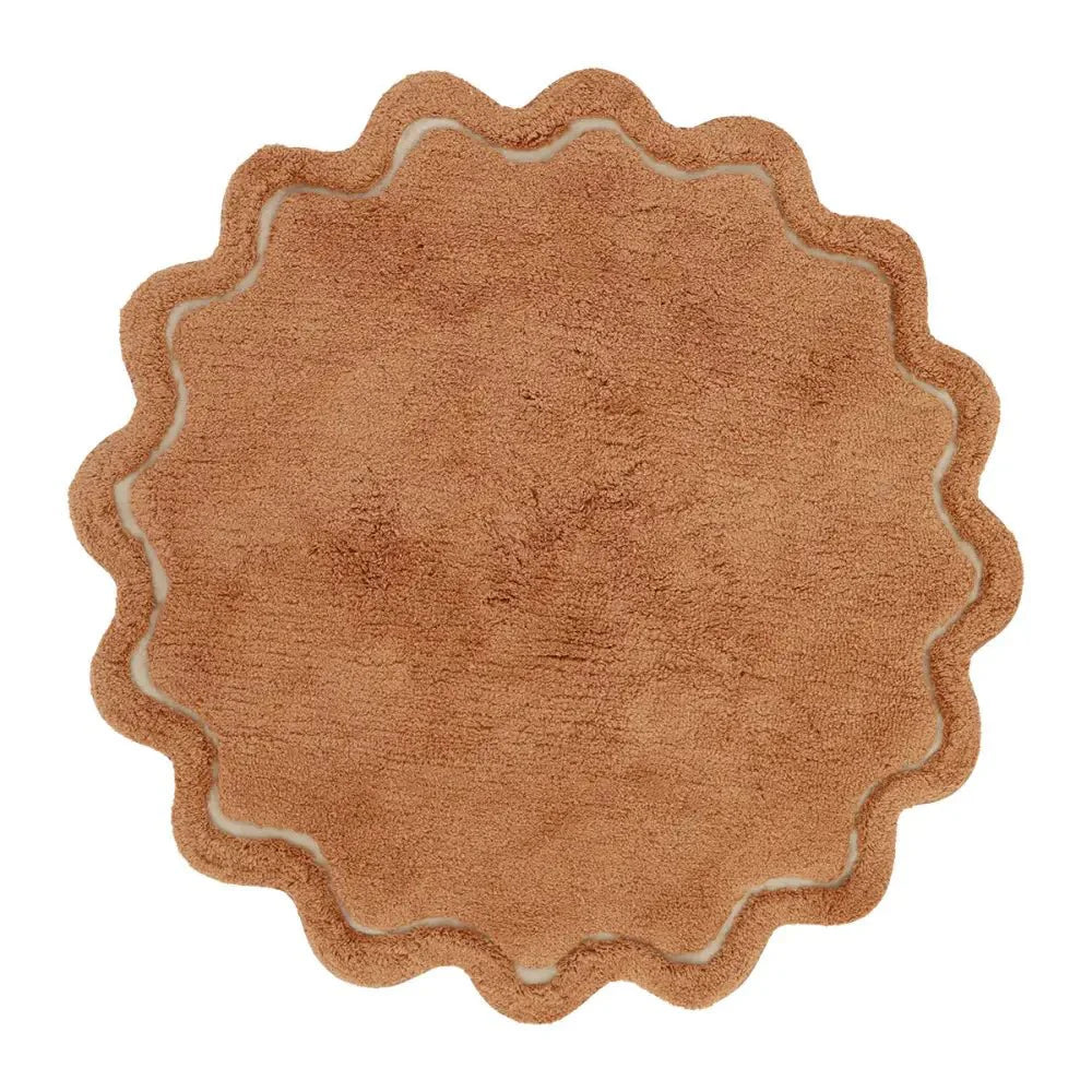 Alfombra Infantil 110 cm SWEET APRIL TOFFEE Algodón Lavable en lavadora