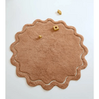 Alfombra Infantil 110 cm SWEET APRIL TOFFEE Algodón Lavable en lavadora