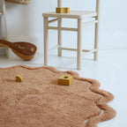 Alfombra Infantil 110 cm SWEET APRIL TOFFEE Algodón Lavable en lavadora