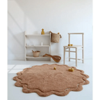Alfombra Infantil 110 cm SWEET APRIL TOFFEE Algodón Lavable en lavadora