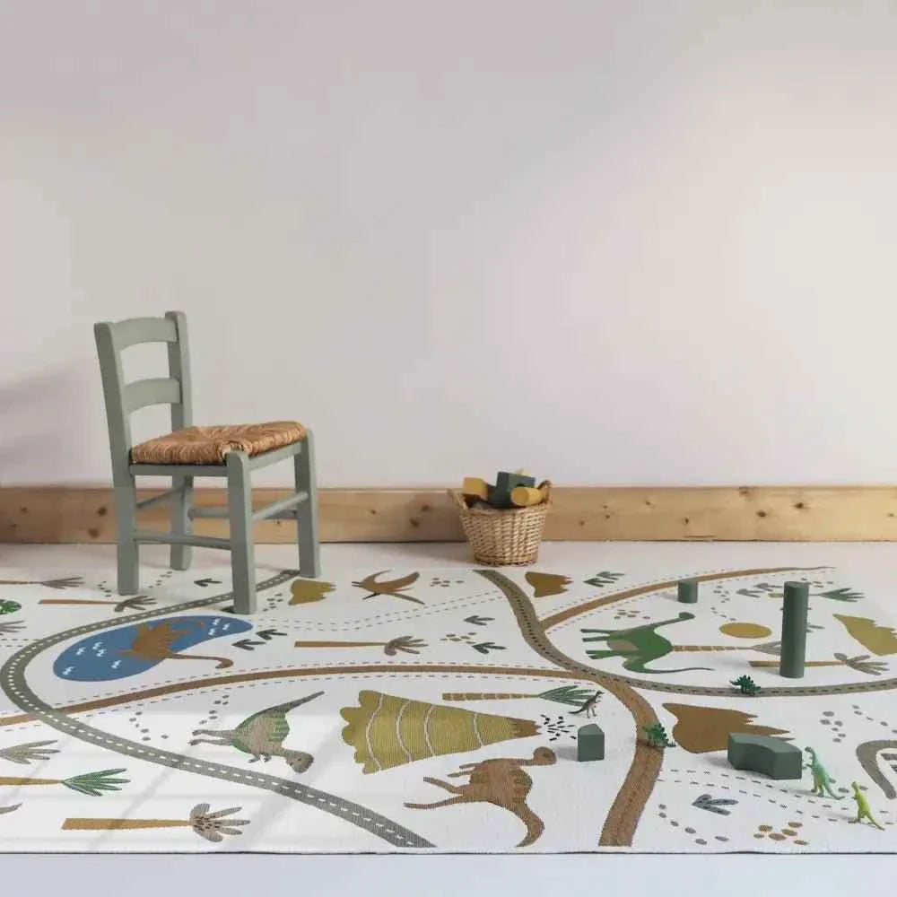 Alfombra Infantil 120x180 LITTLE JURASSIC