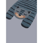 Alfombra Infantil 125 cm BLUE TIGER