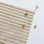 Alfombra Infantil DALIA NUDE Algodón Lavable en lavadora