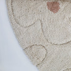 Alfombra infantil lavable GENTLE FLORA Redonda 140cm