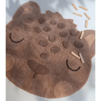 Alfombra Infantil Leopardo Sören 95x105cm para Dormitorio Infantil