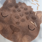 Alfombra Infantil Leopardo Sören 95x105cm para Dormitorio Infantil