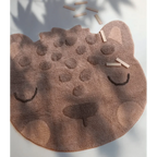 Alfombra Infantil Leopardo Sören 95x105cm para Dormitorio Infantil