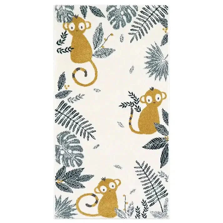 Alfombra Infantil MONKEY PARADISE MIEL 80x150