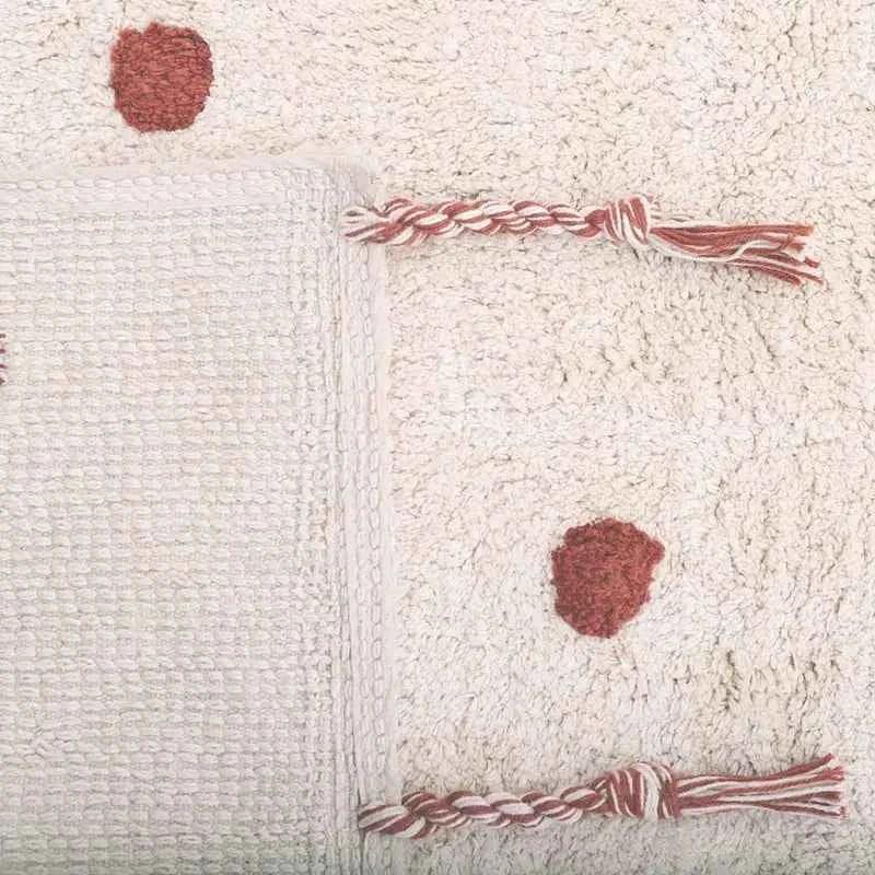 Alfombra Infantil NÜMI AMBRE con lunares 100x150