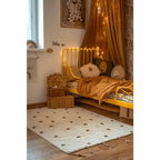 Alfombra Infantil NÜMI AMBRE con lunares 100x150