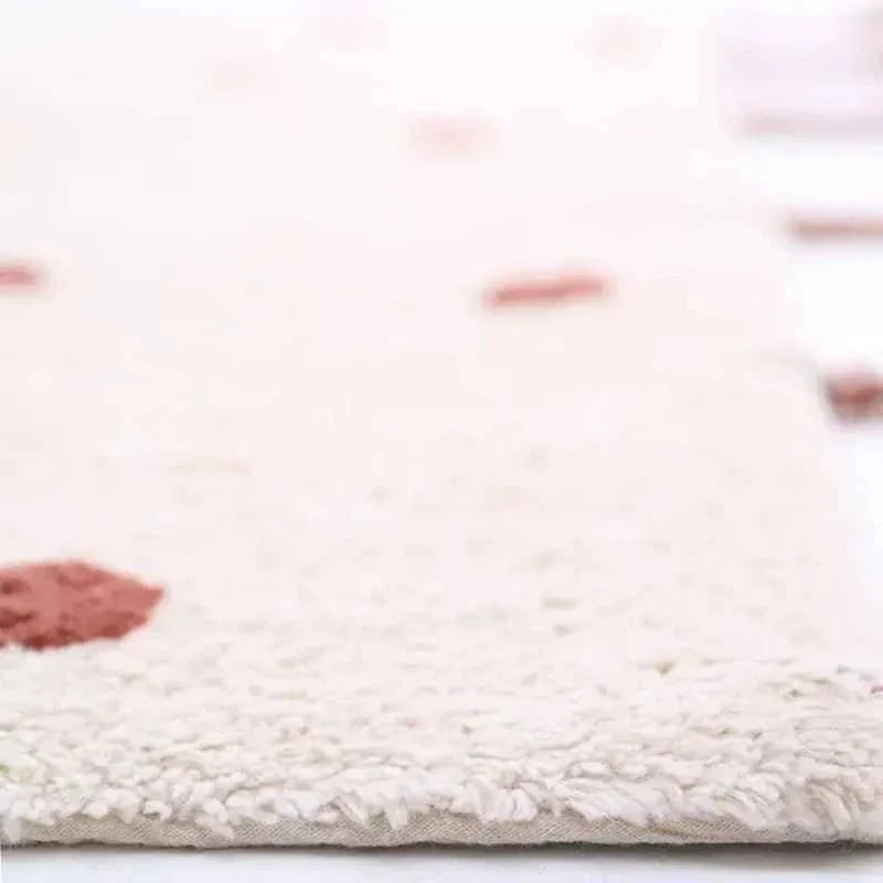 Alfombra Infantil NÜMI AMBRE con lunares 100x150