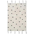 Alfombra Infantil NÜMI BLACK con lunares 100x150