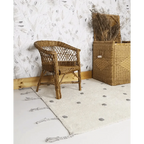 Alfombra Infantil NÜMI GRIS con lunares 100x150
