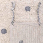 Alfombra Infantil NÜMI GRIS con lunares 100x150