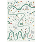 Alfombra Infantil PLAYRUG GARDEN LIFE 123x80