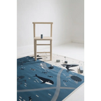 Alfombra Infantil PLAYRUG LITTLE DEEP BLUE 123x80