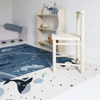 Alfombra Infantil PLAYRUG LITTLE DEEP BLUE 123x80