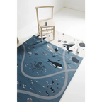 Alfombra Infantil PLAYRUG LITTLE DEEP BLUE 123x80